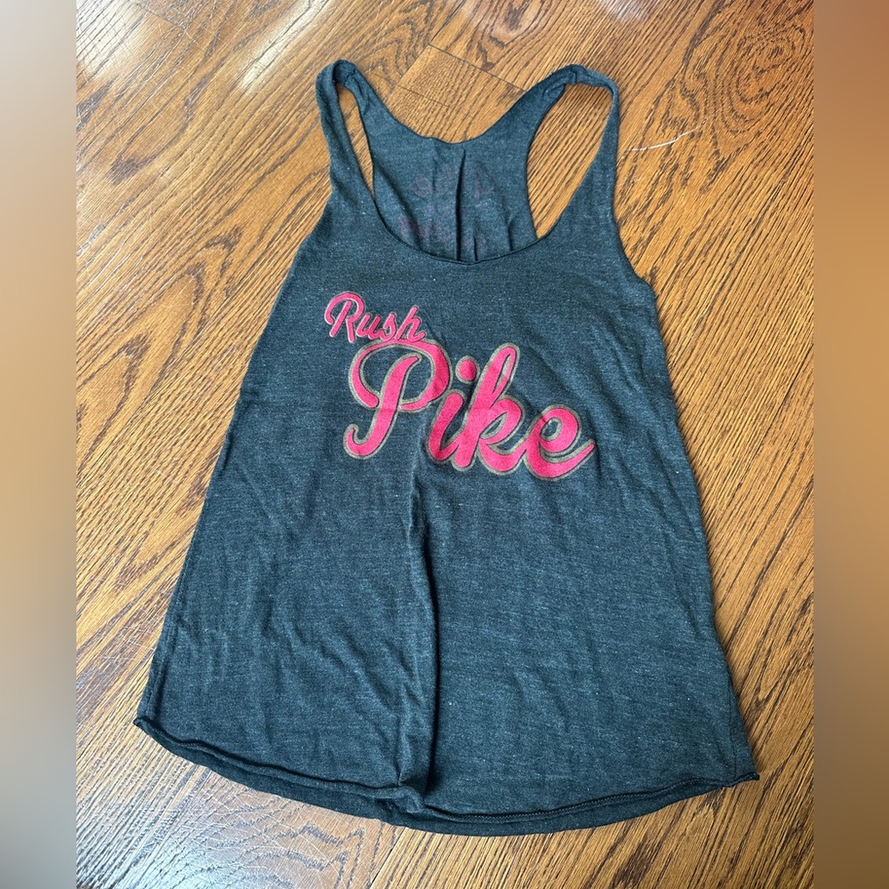 Vintage Rush Pike Black Racerback Tank
